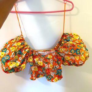 ZARA crop top, worn once, SIZE M